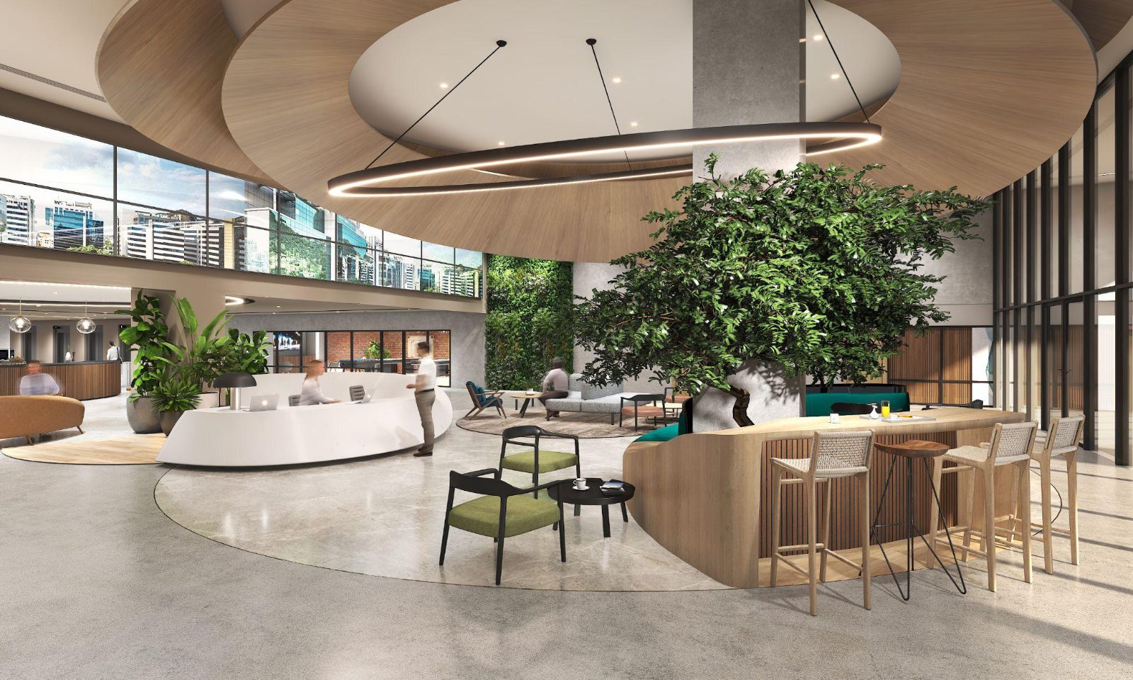 K Raheja Lobby